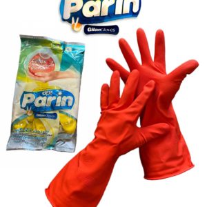 Перчатки резиновые хозяйственные "PARIN" "S" (1*12)(1*216)