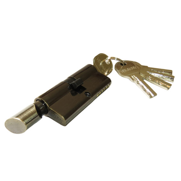Личинка лазер.5-ю ключами с вертушкой бронза 80мм VK-1942 (1*120)